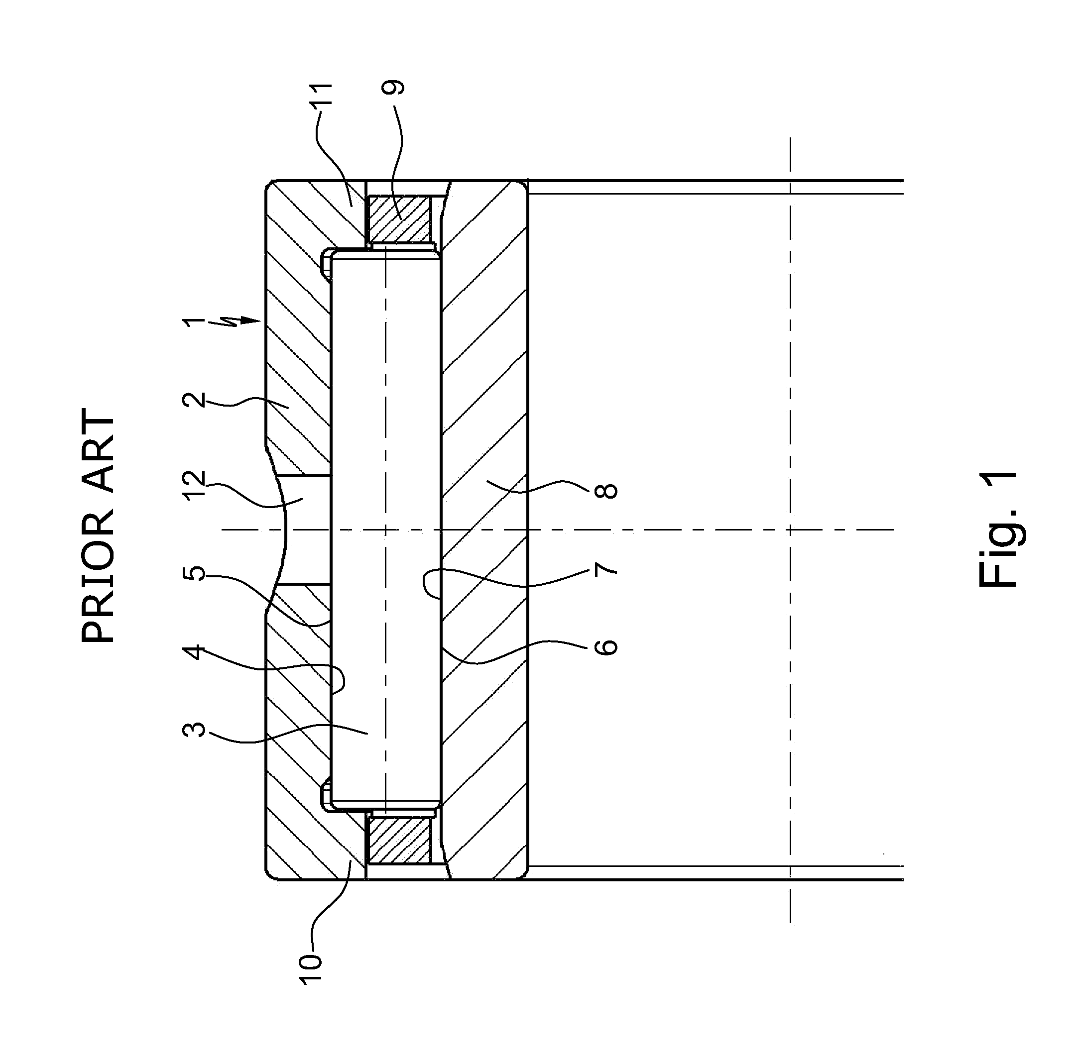 Radial roller bearing, in particular for the roller bearing mounting of shafts in internal combustion engines