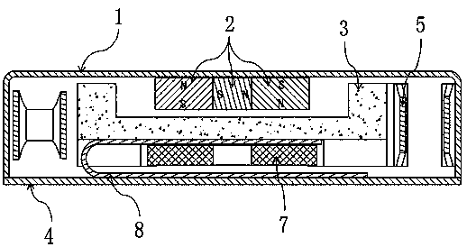 A new horizontal vibration motor with damping system