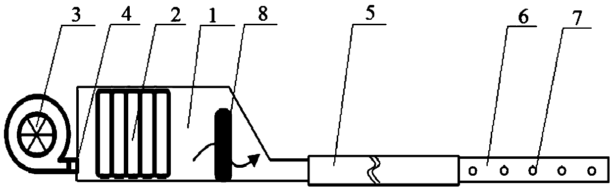 Tunnel ice melting device