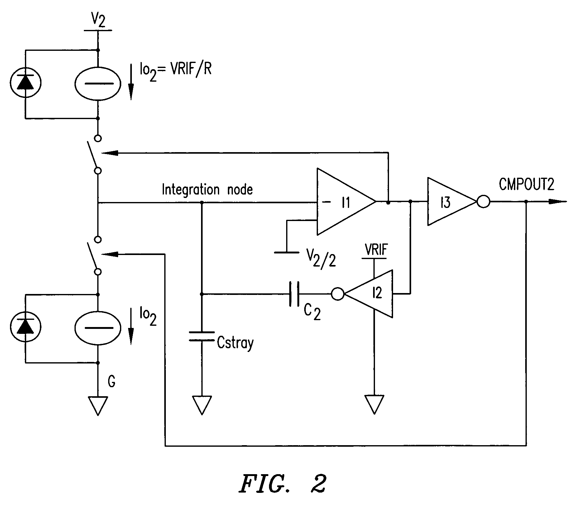 Precision relaxation oscillator without comparator delay errors