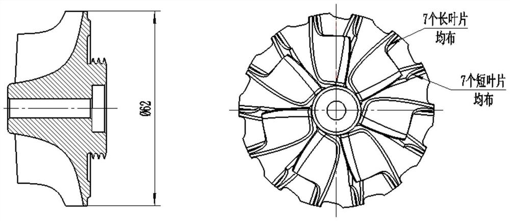 A two-wheel supercharged turbo cooler driven by an aerodynamic pressure bearing