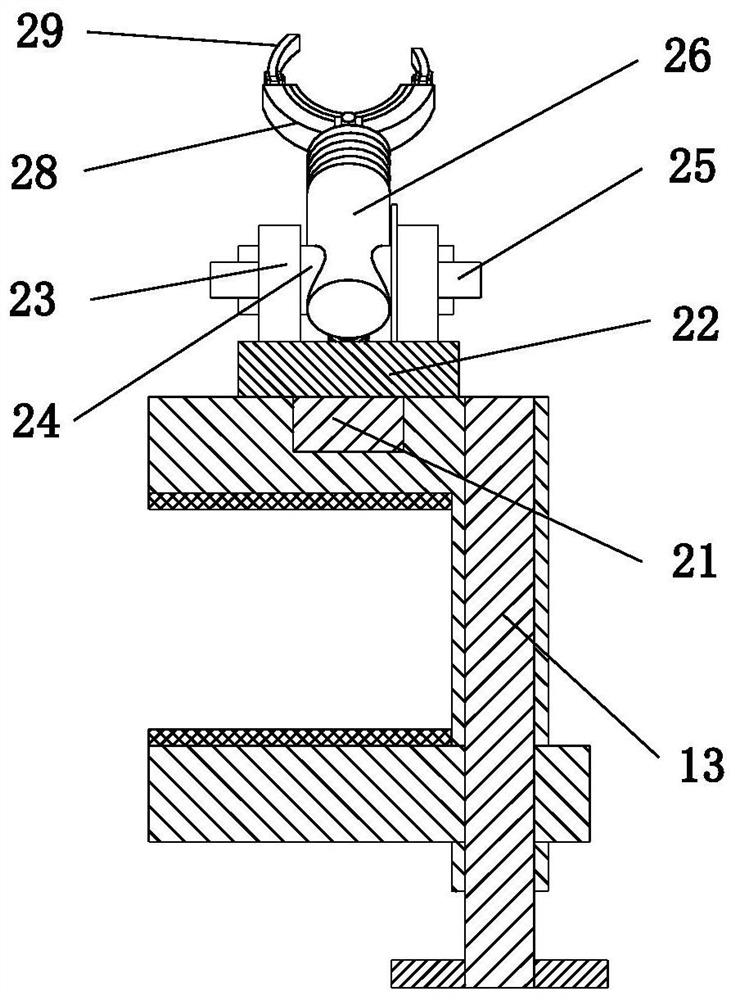 A medical device for the rehabilitation of the legs of a patient lying on a hospital bed