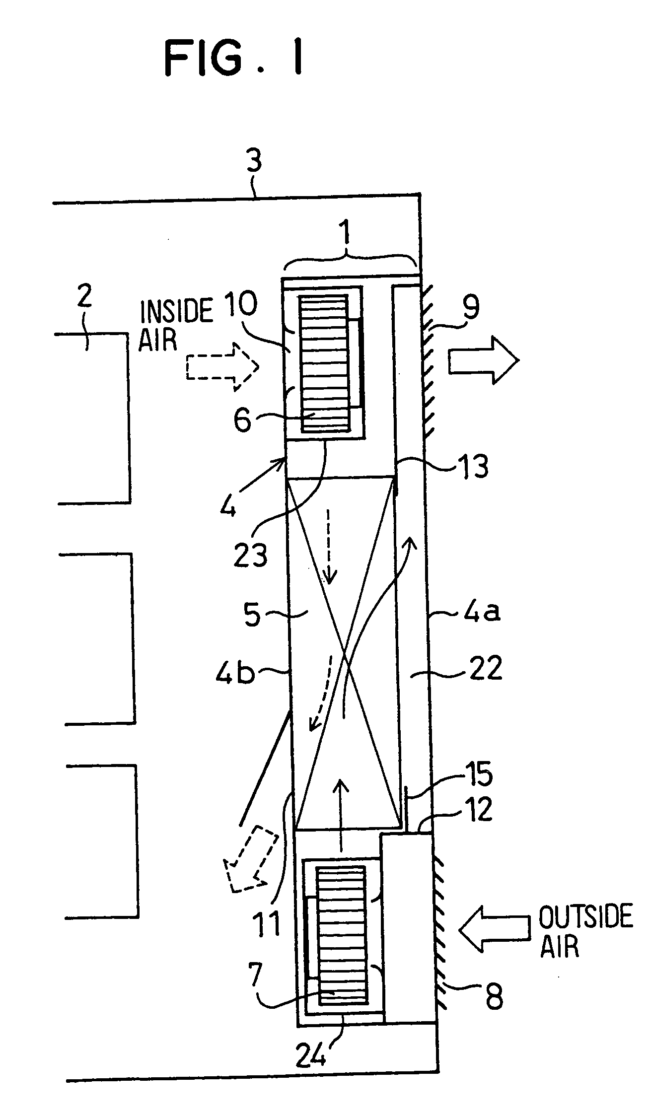 Cooling device with water proof structure