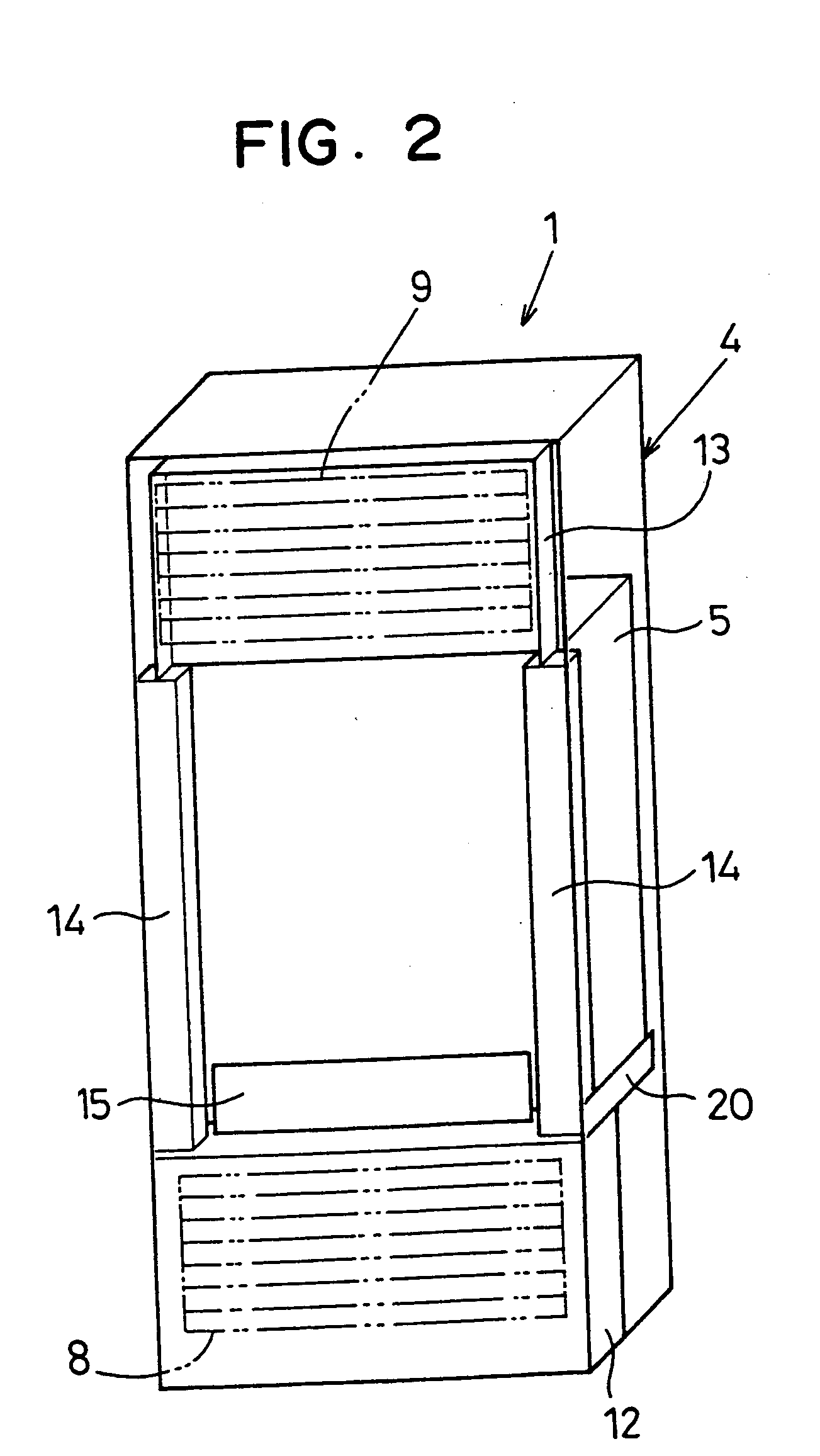 Cooling device with water proof structure