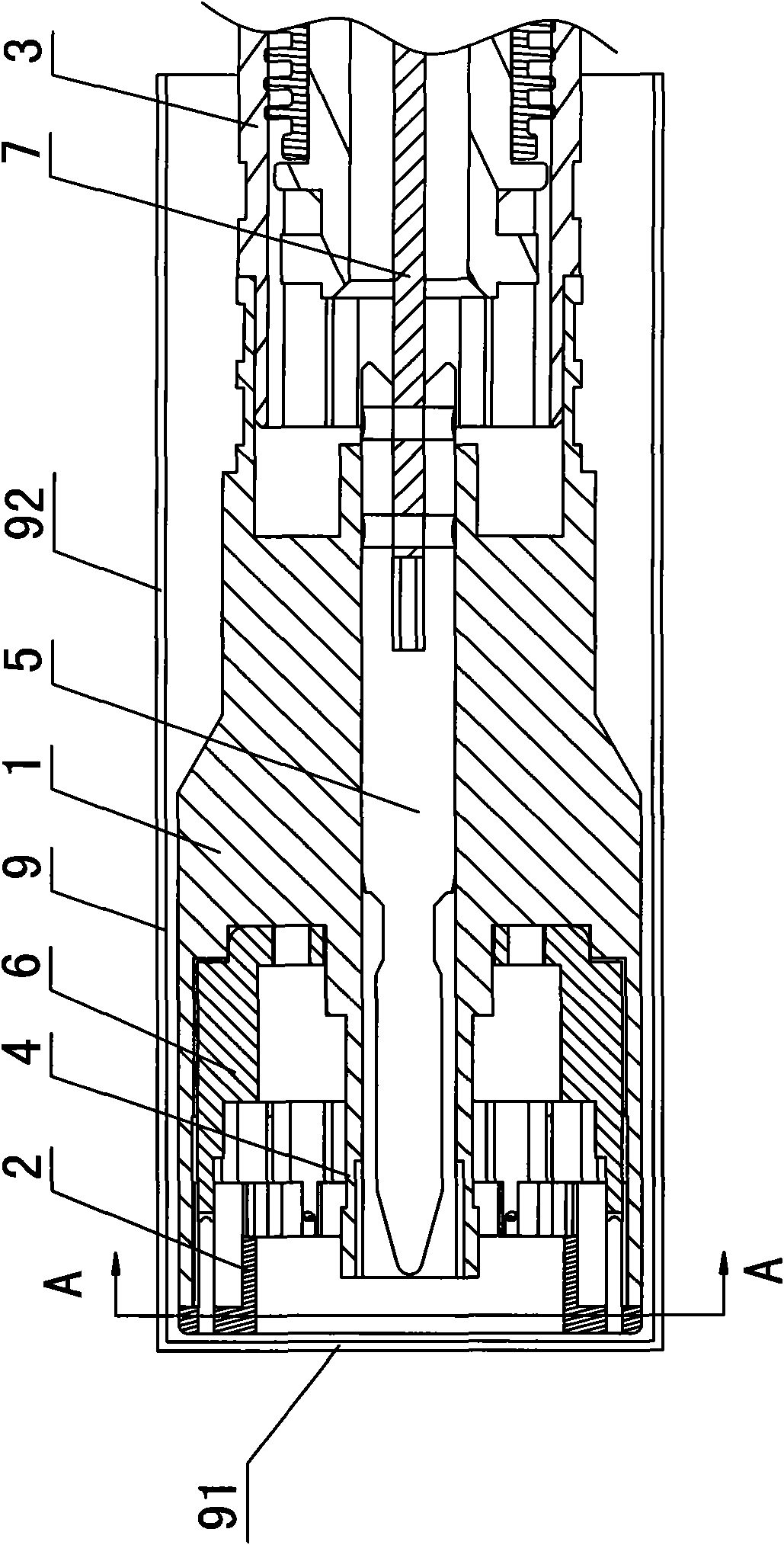 Round tube type binding instrument and sealing mode thereof