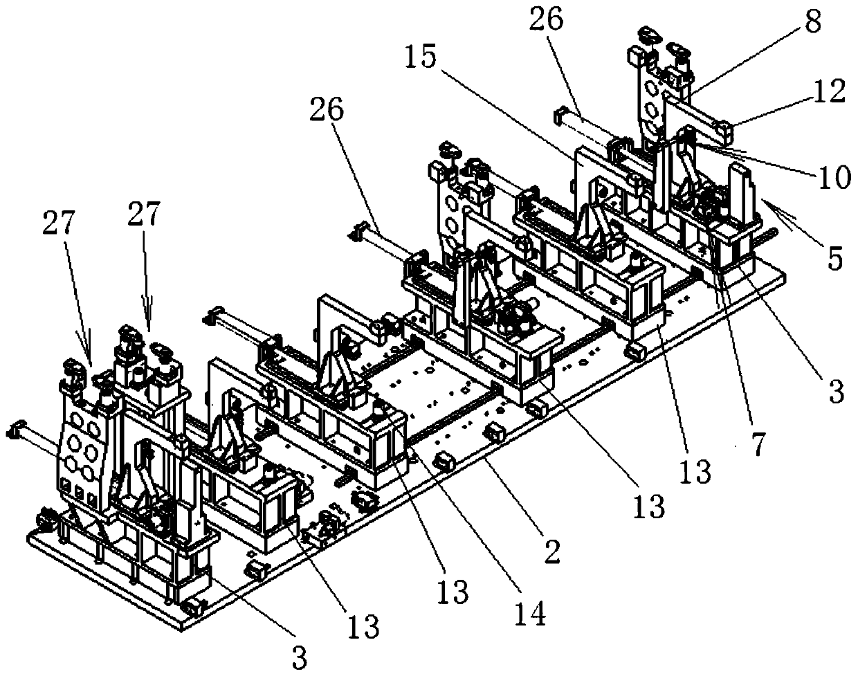 A clamping and positioning method for a special-shaped beam and a clamping and positioning tool