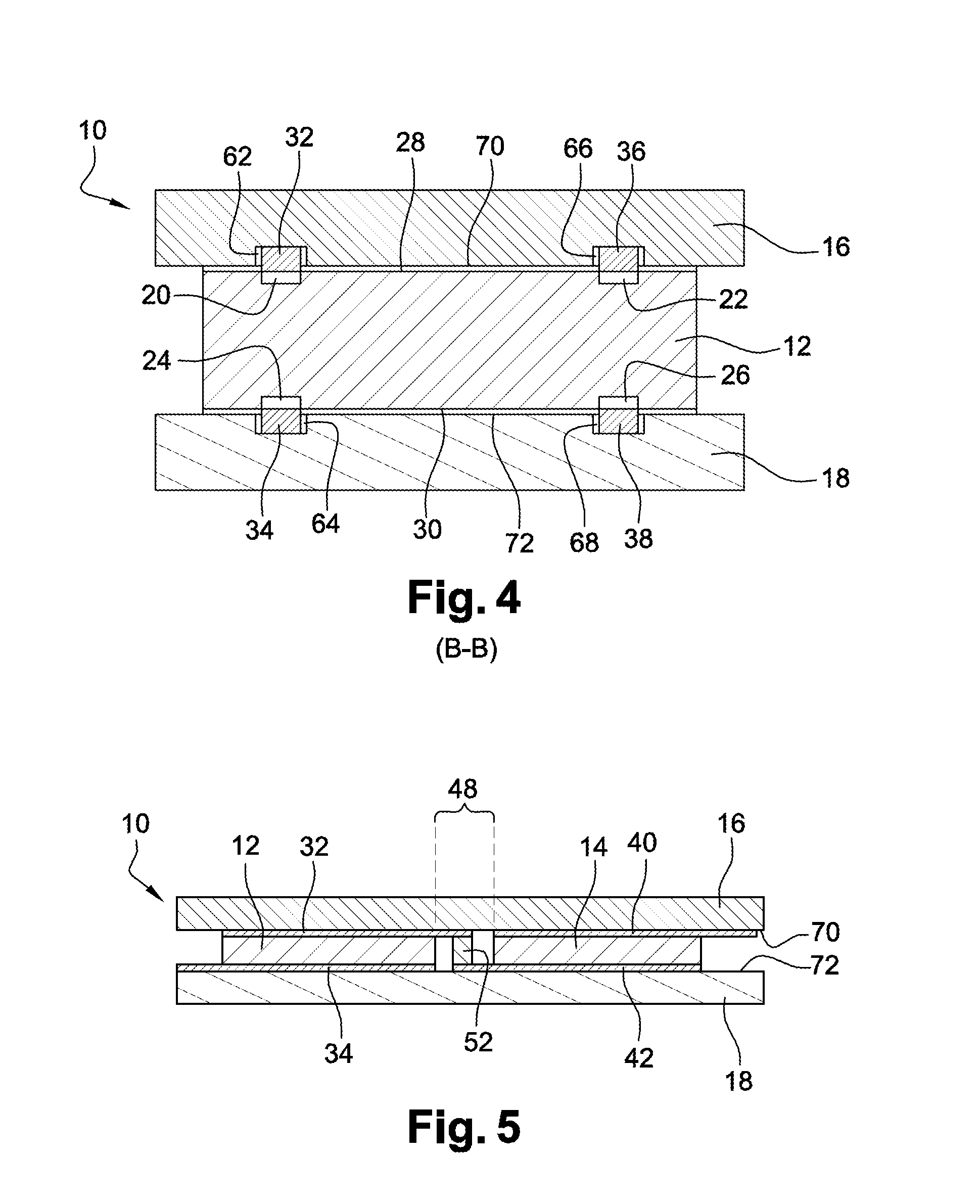 Photovoltaic module comprising conductors in the form of strips