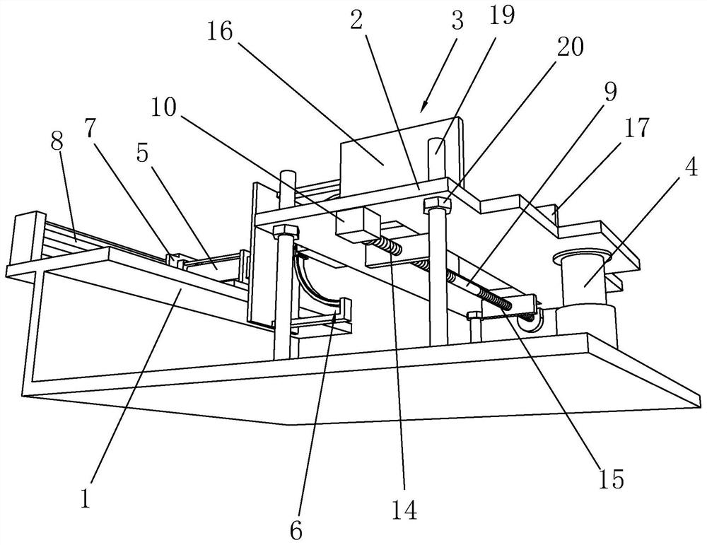 Auxiliary device for manufacturing direct-current motor controller shell and manufacturing method thereof