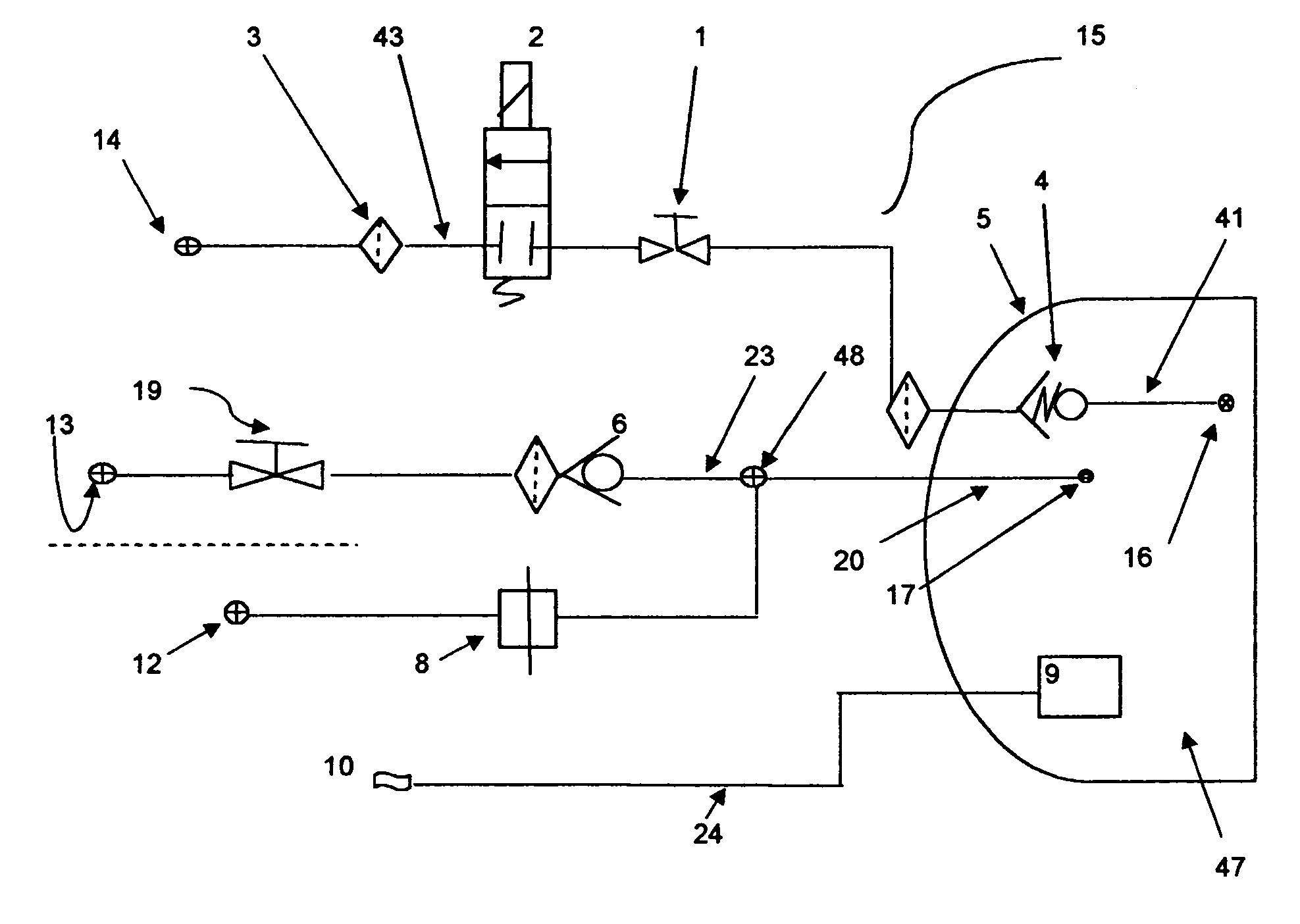 Valve apparatus for high pressure gas containers