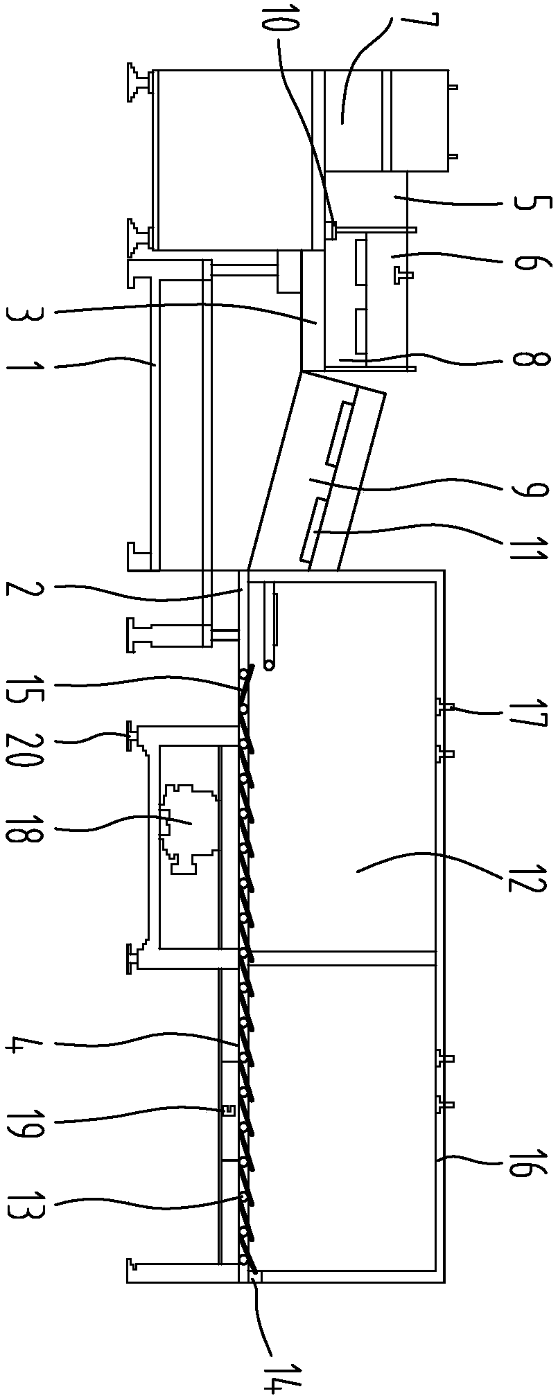 Assembly line connection machine