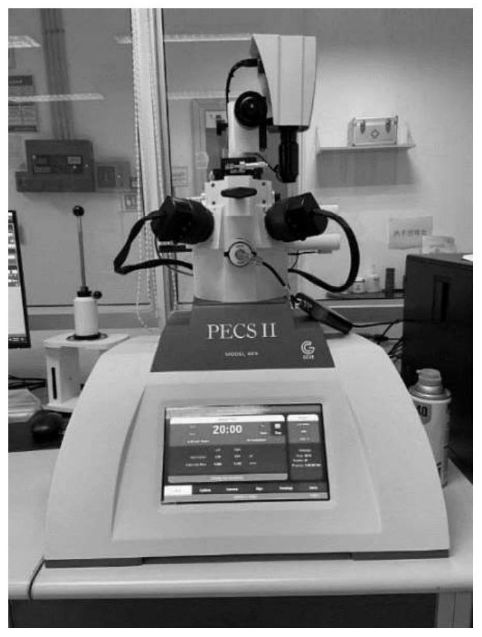 Preparation method of microsphere EBSD sample