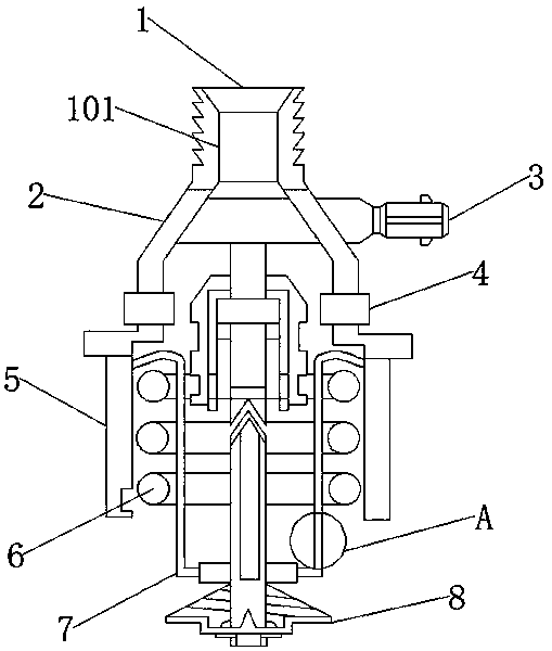 Anti-shaking device for automobile engine