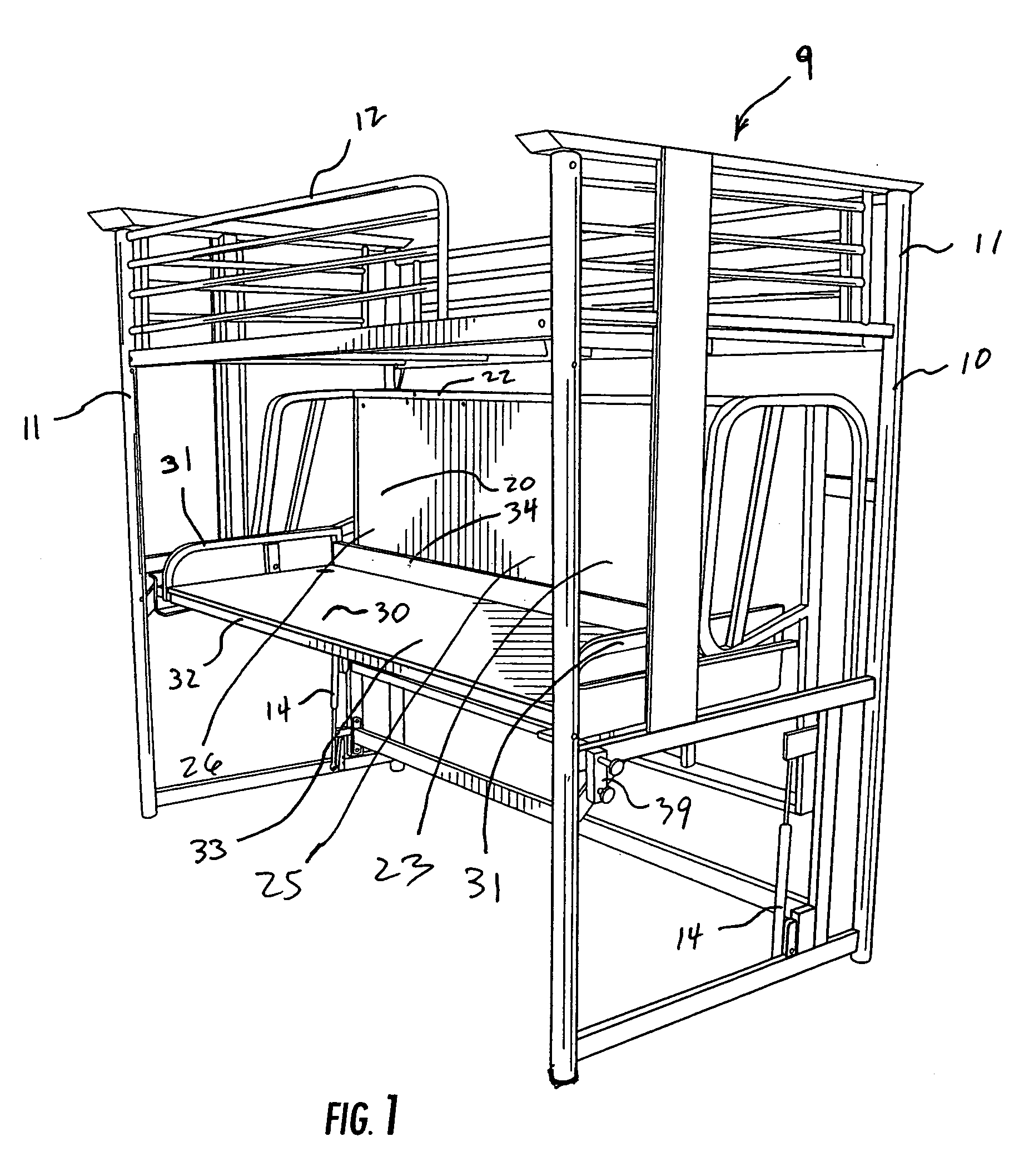 Convertible furniture construction