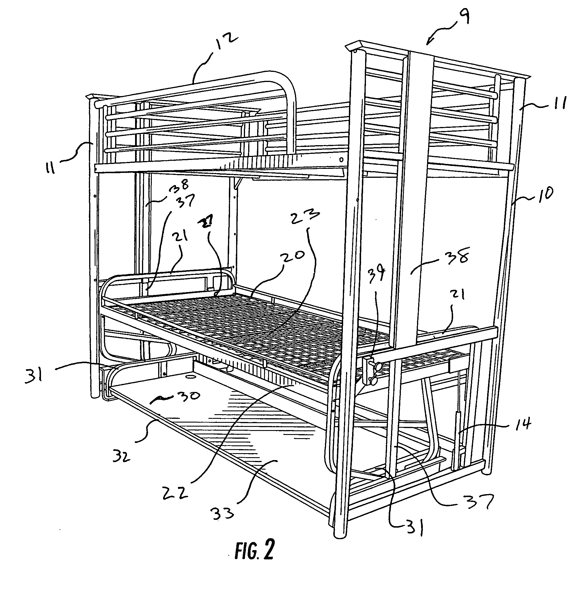 Convertible furniture construction