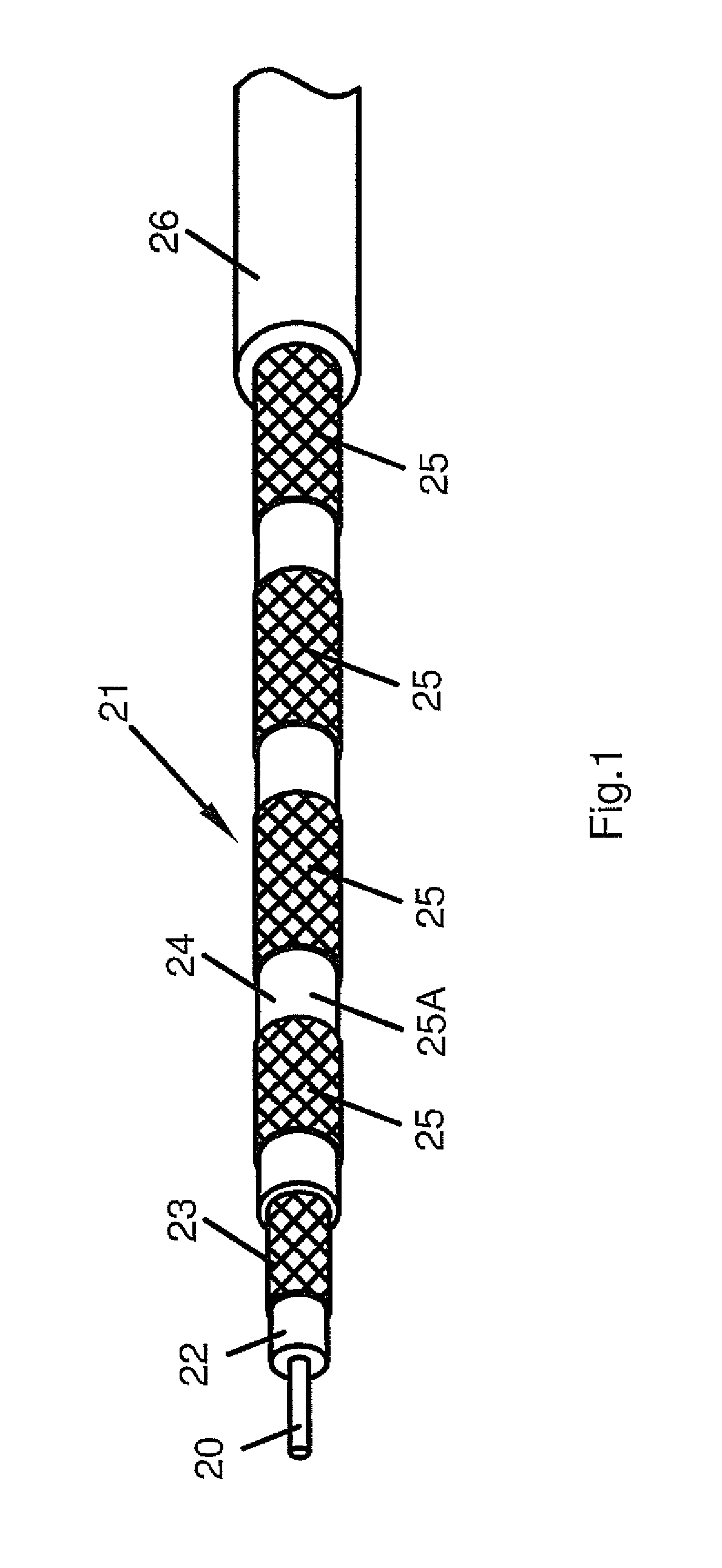 Floating segmented shield cable assembly