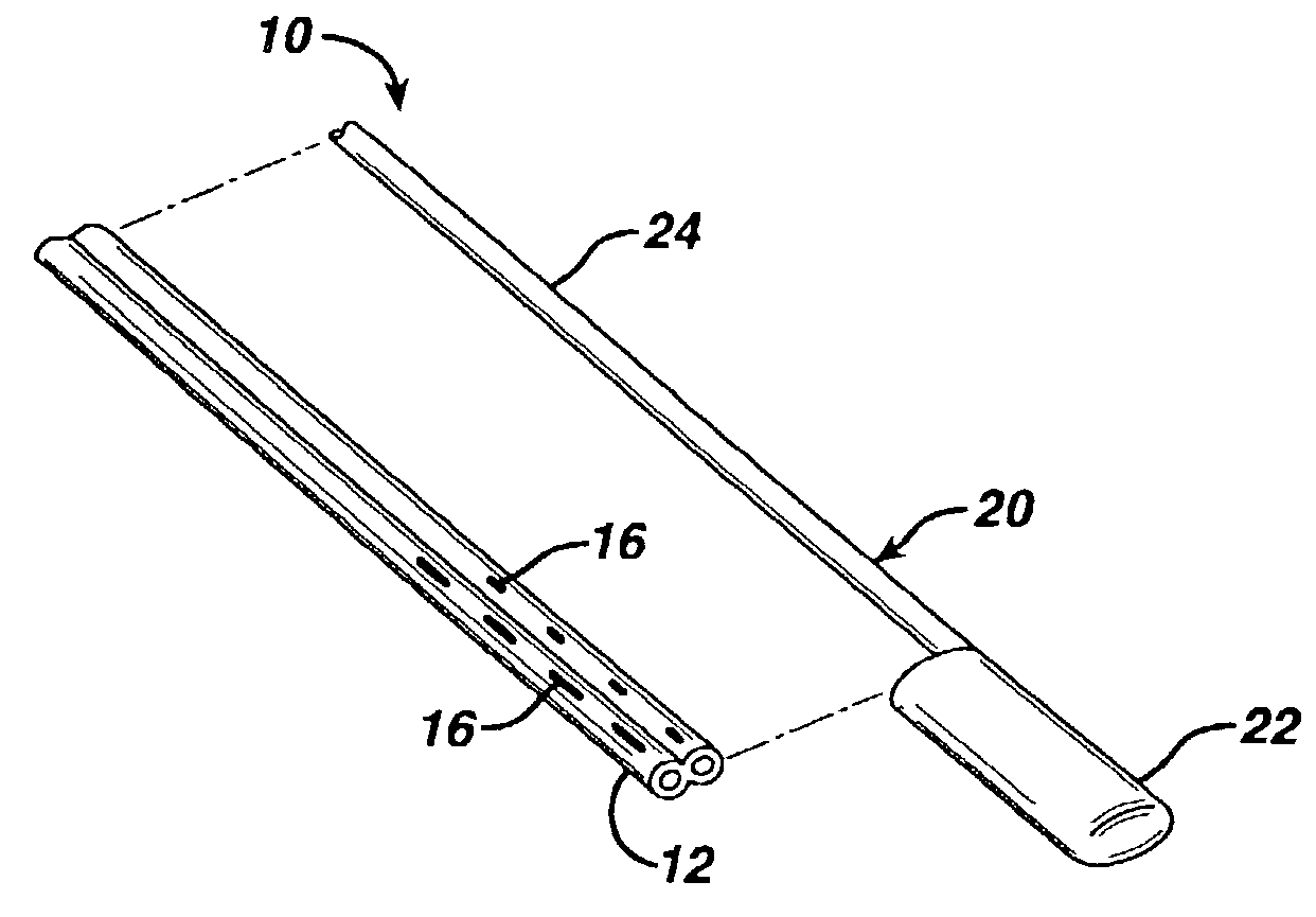 Gastric tube apparatus and method of inserting gastric tube