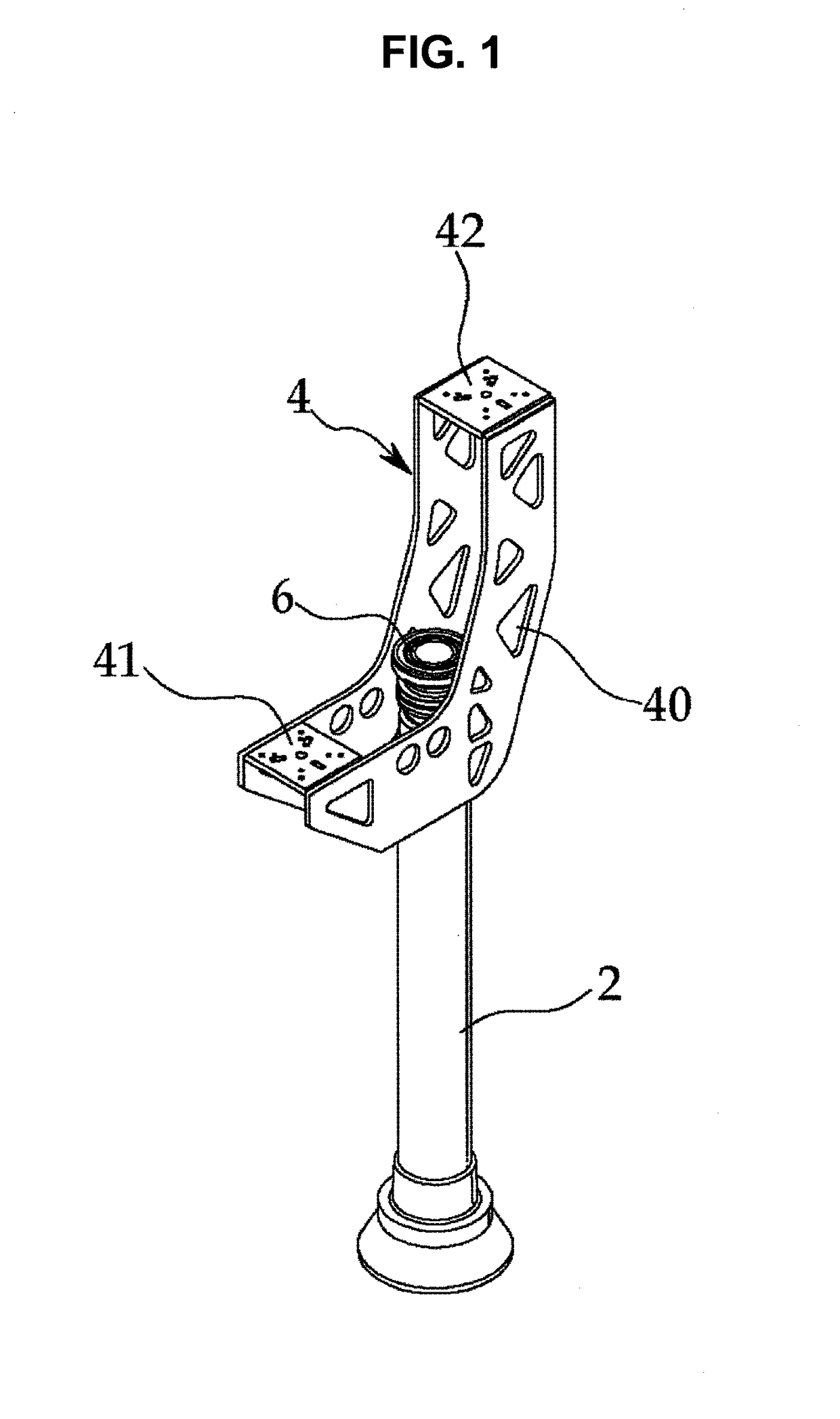 Vehicle mounting device for surveillance equipment