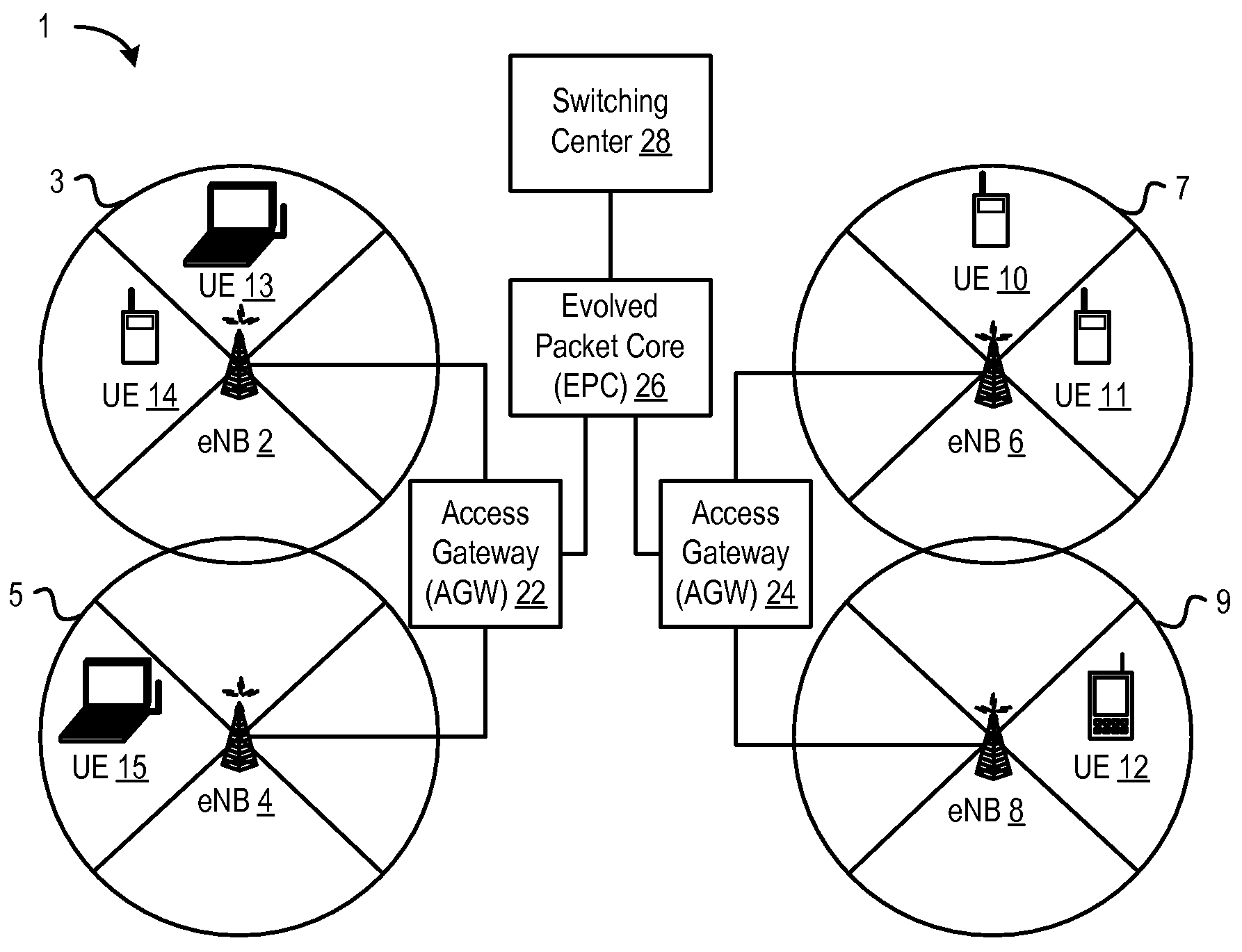 Method for Efficient Control Signaling of Two Codeword to One Codeword Transmission
