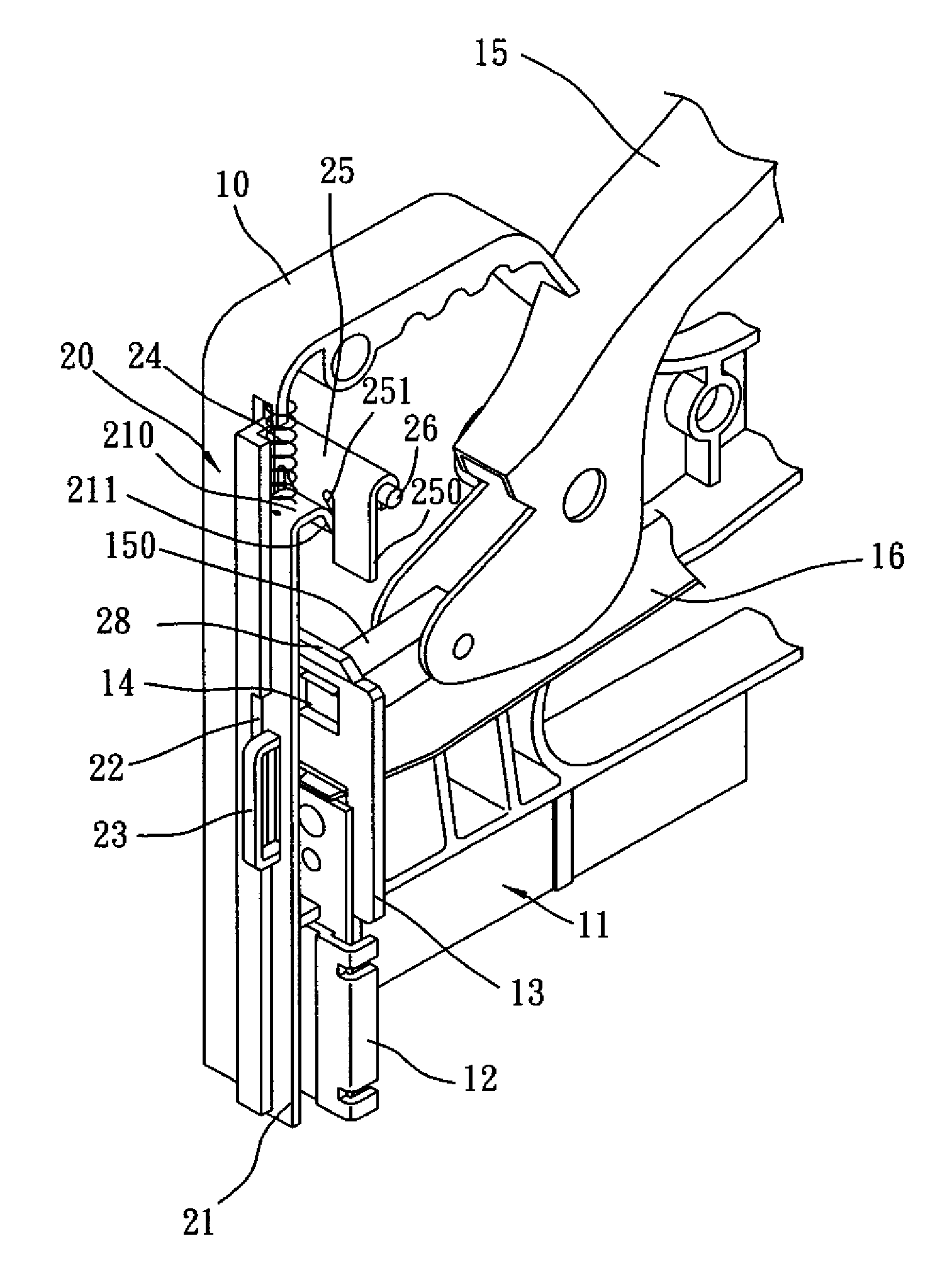 Safety of nailing device