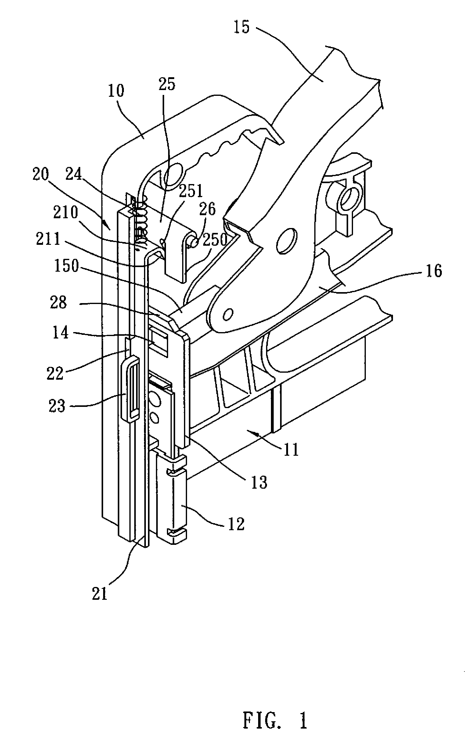 Safety of nailing device