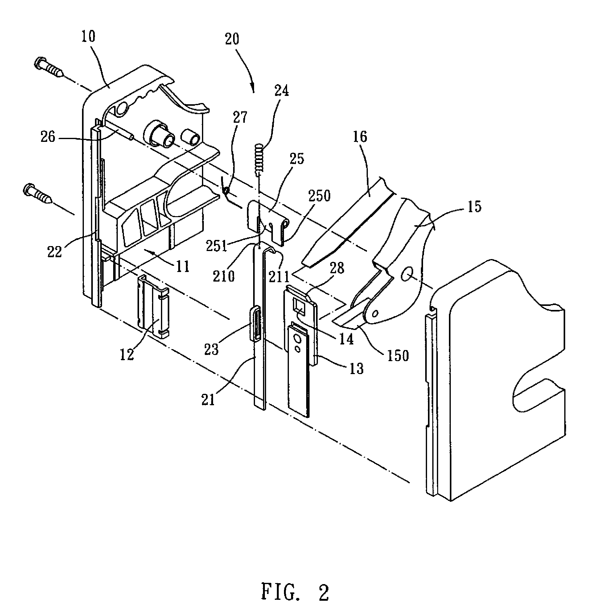 Safety of nailing device