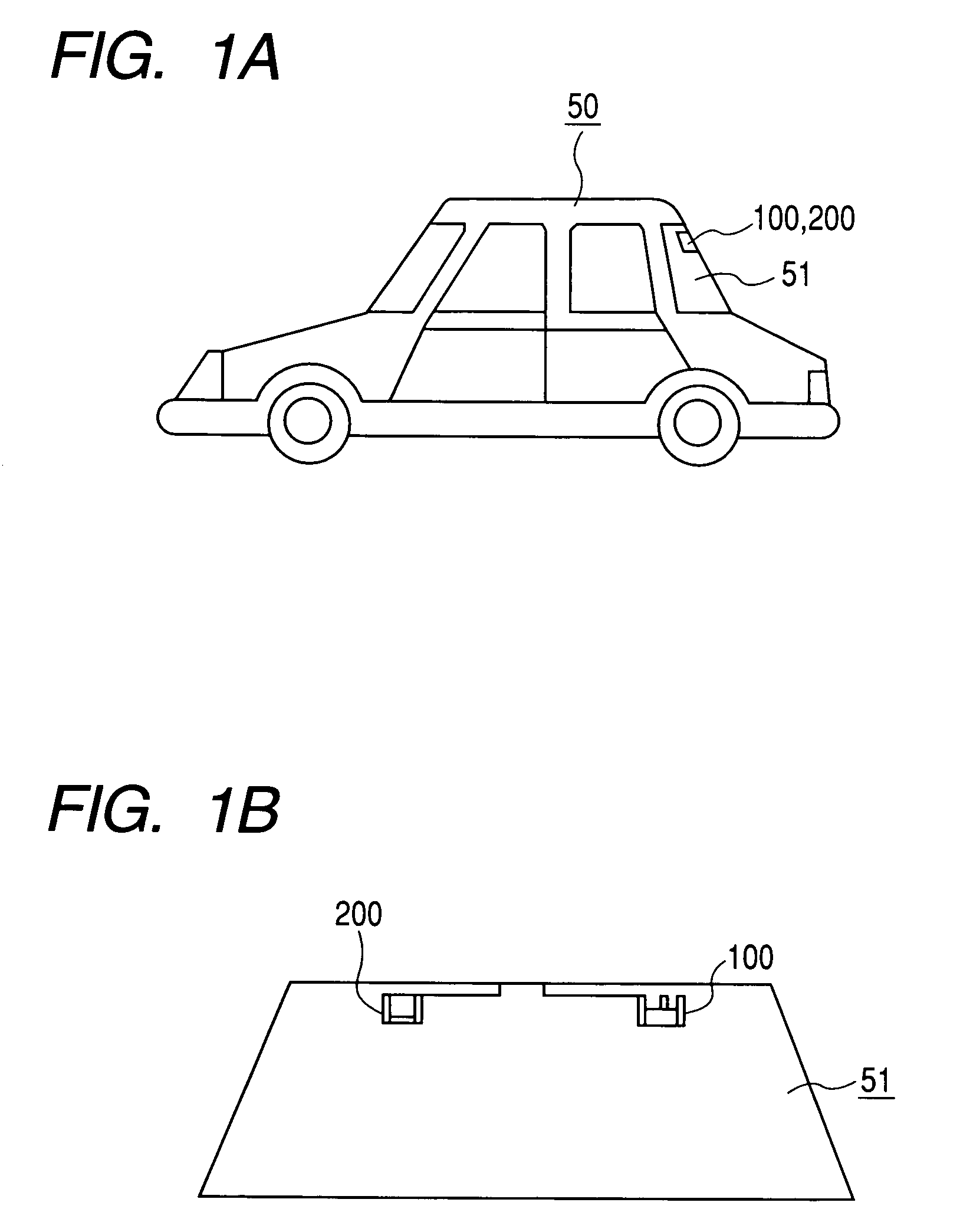 Wiring structure of vehicle-mounted antenna system