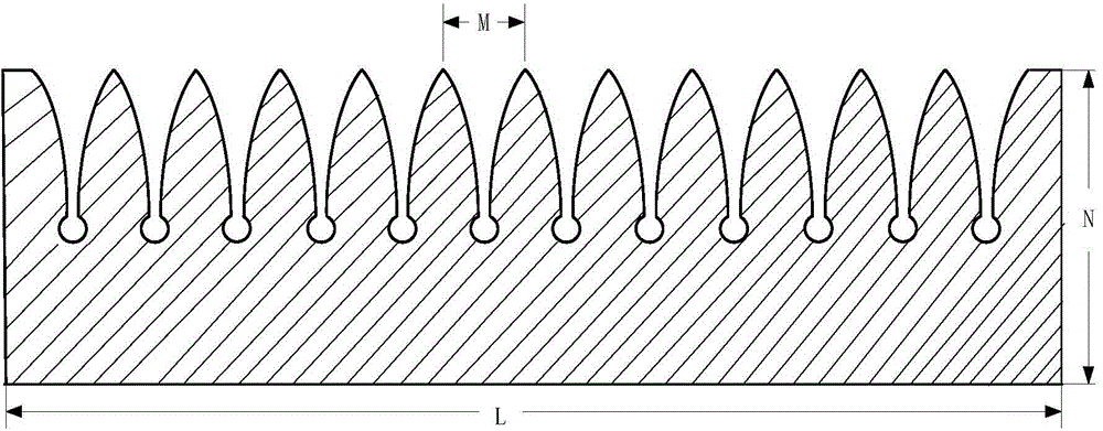 Vivaldi antenna array with symmetrical directional diagrams