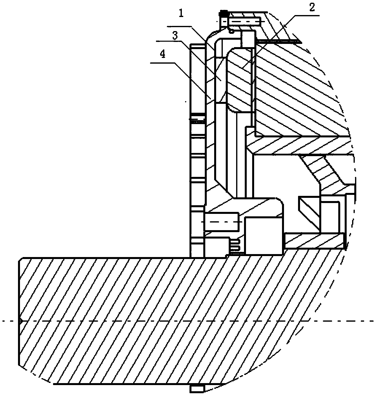 Air cooling heat dissipation mechanism for wheel hub motor of electromobile