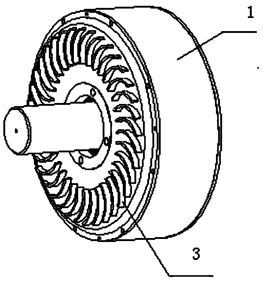 Air cooling heat dissipation mechanism for wheel hub motor of electromobile