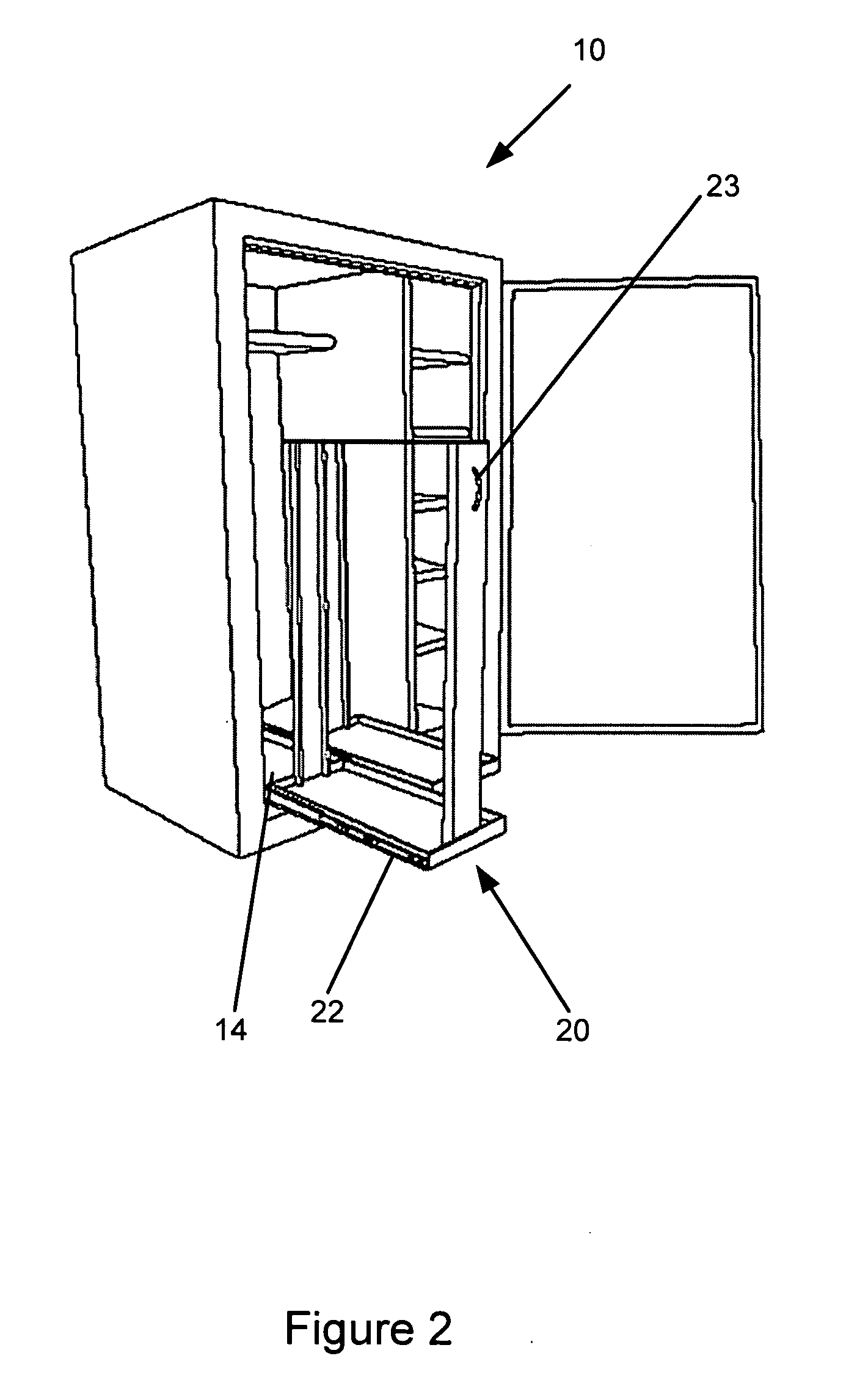 Pull-out gun racking system