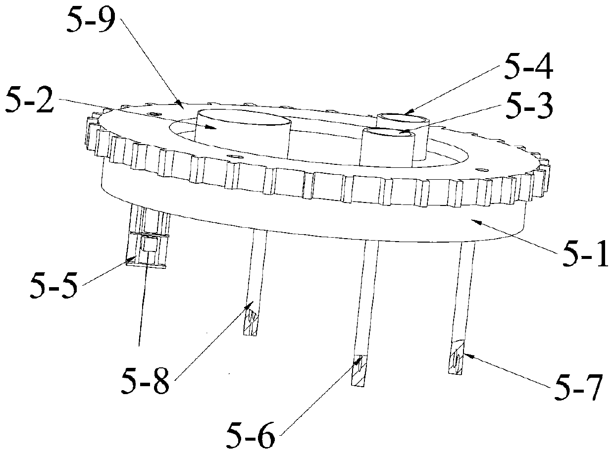 Full-automatic blood type test device and blood type test method thereof