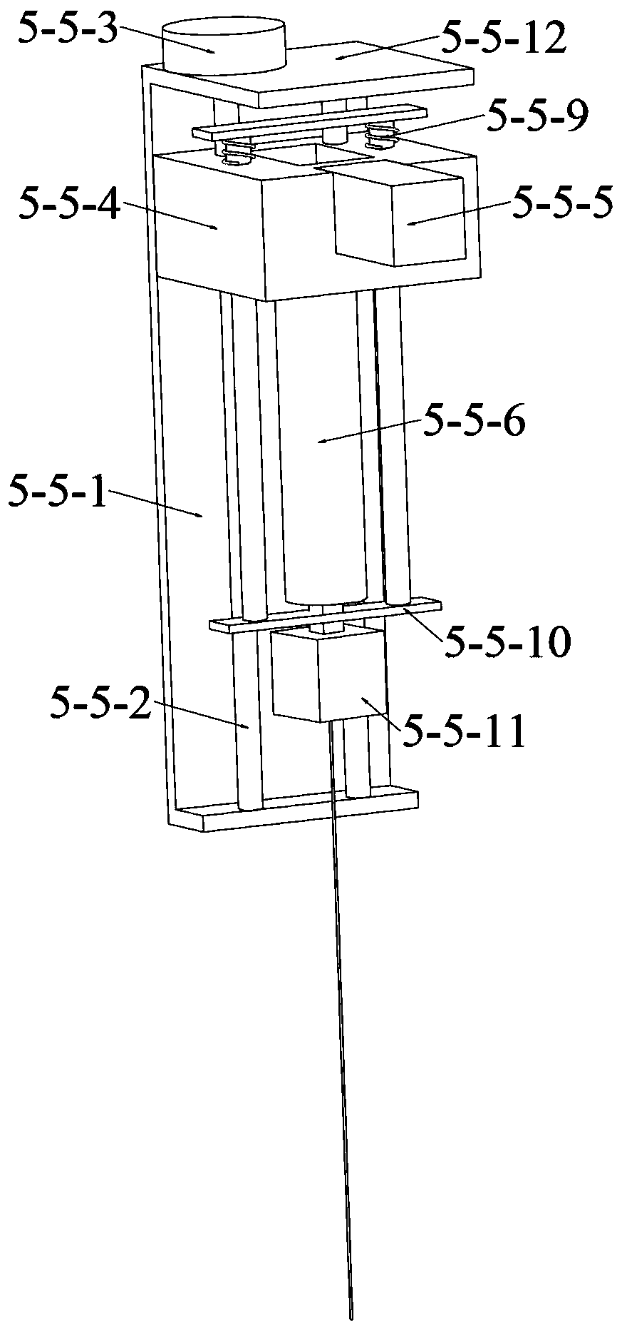 Full-automatic blood type test device and blood type test method thereof