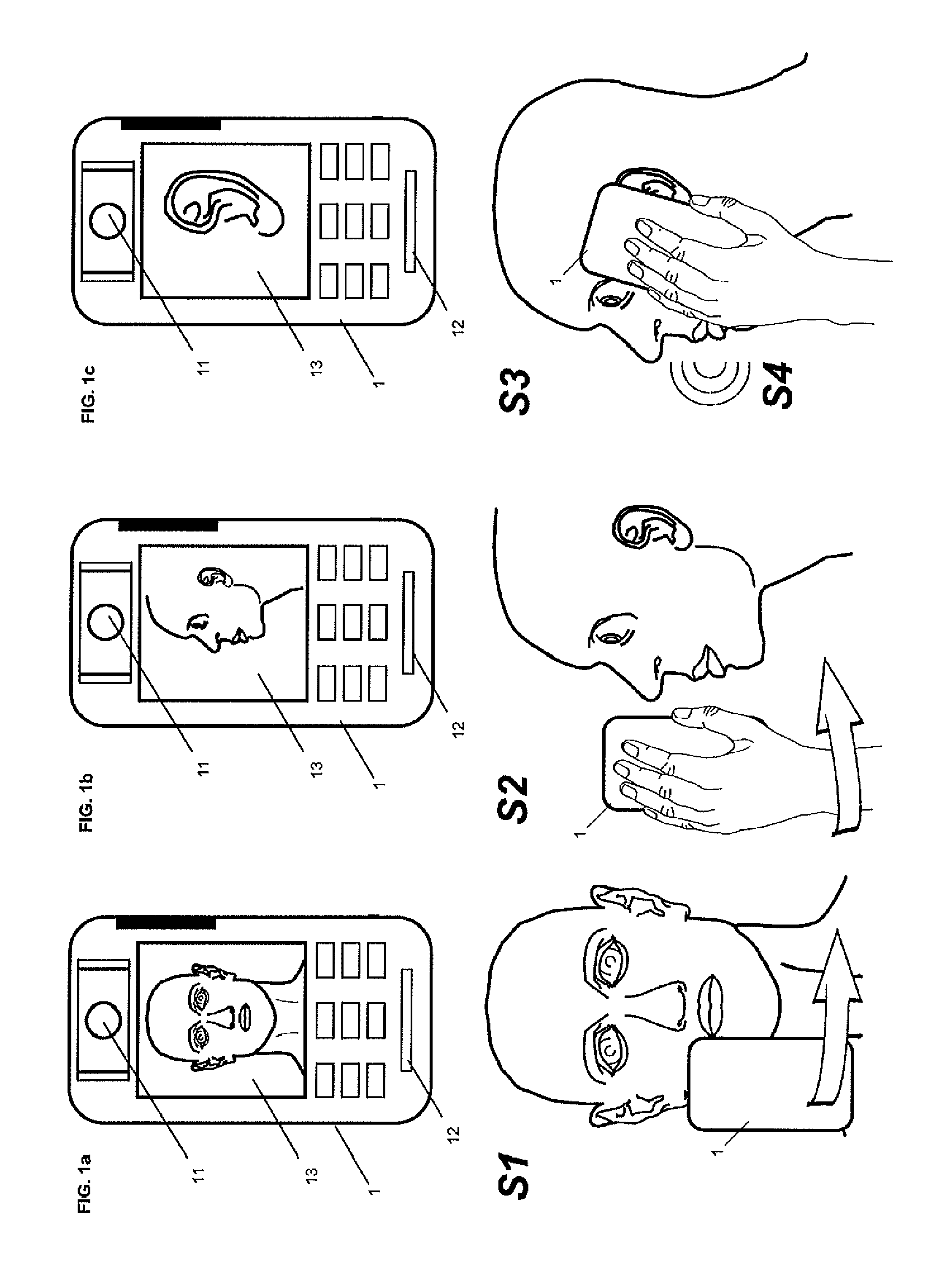 Method for sequential biometric authentication and mobile station
