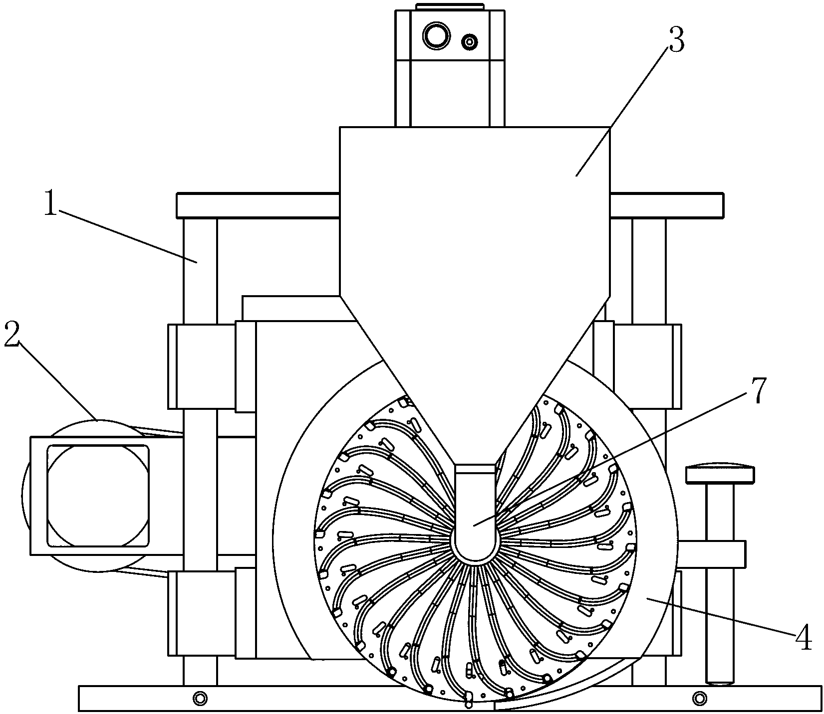 Equipment for producing capsule filter rods