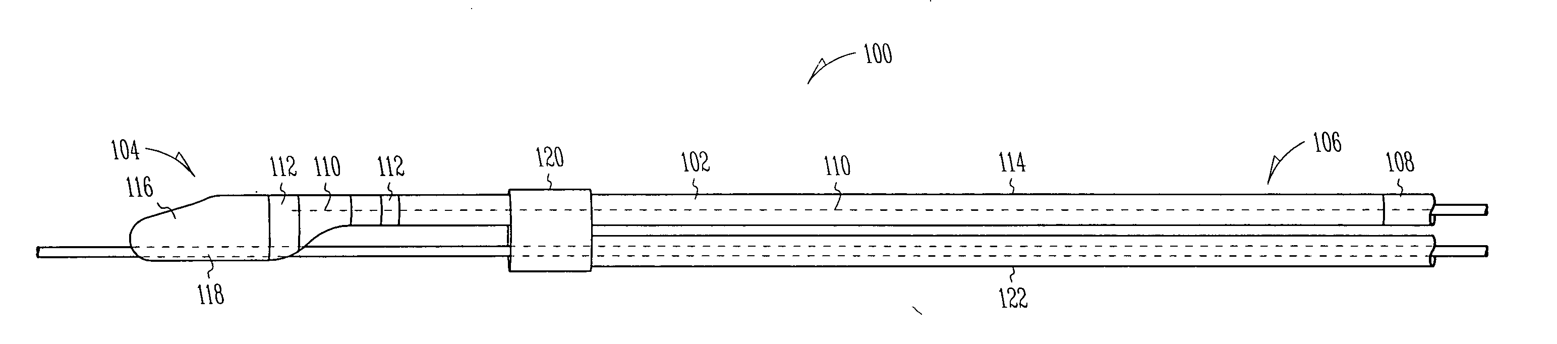 Lead assembly and methods including a push tube