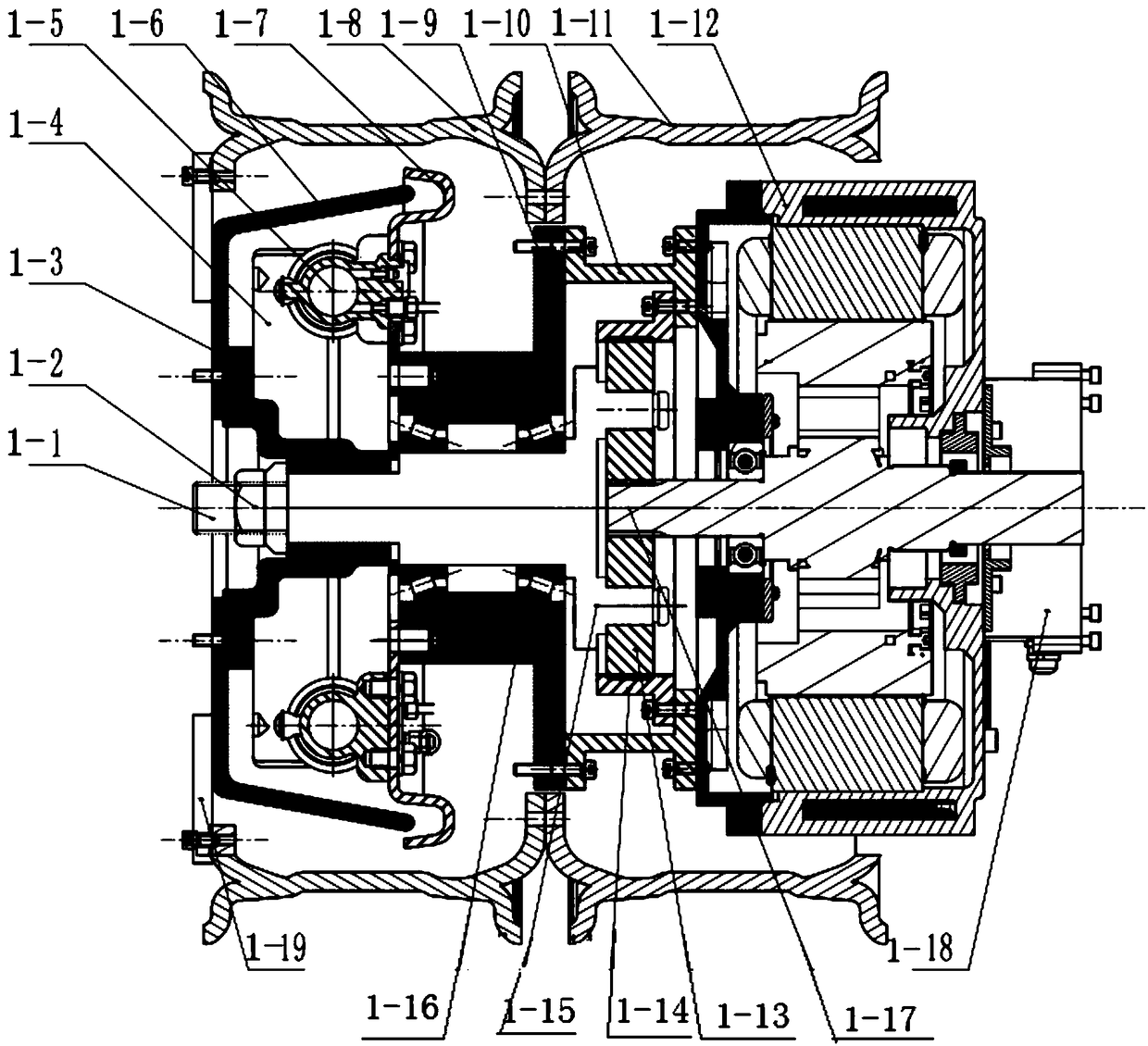 Hub motor integrated system