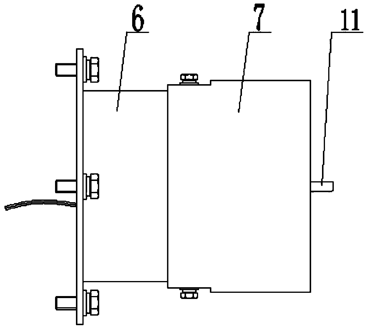 Anti-delay collision device for travel switch