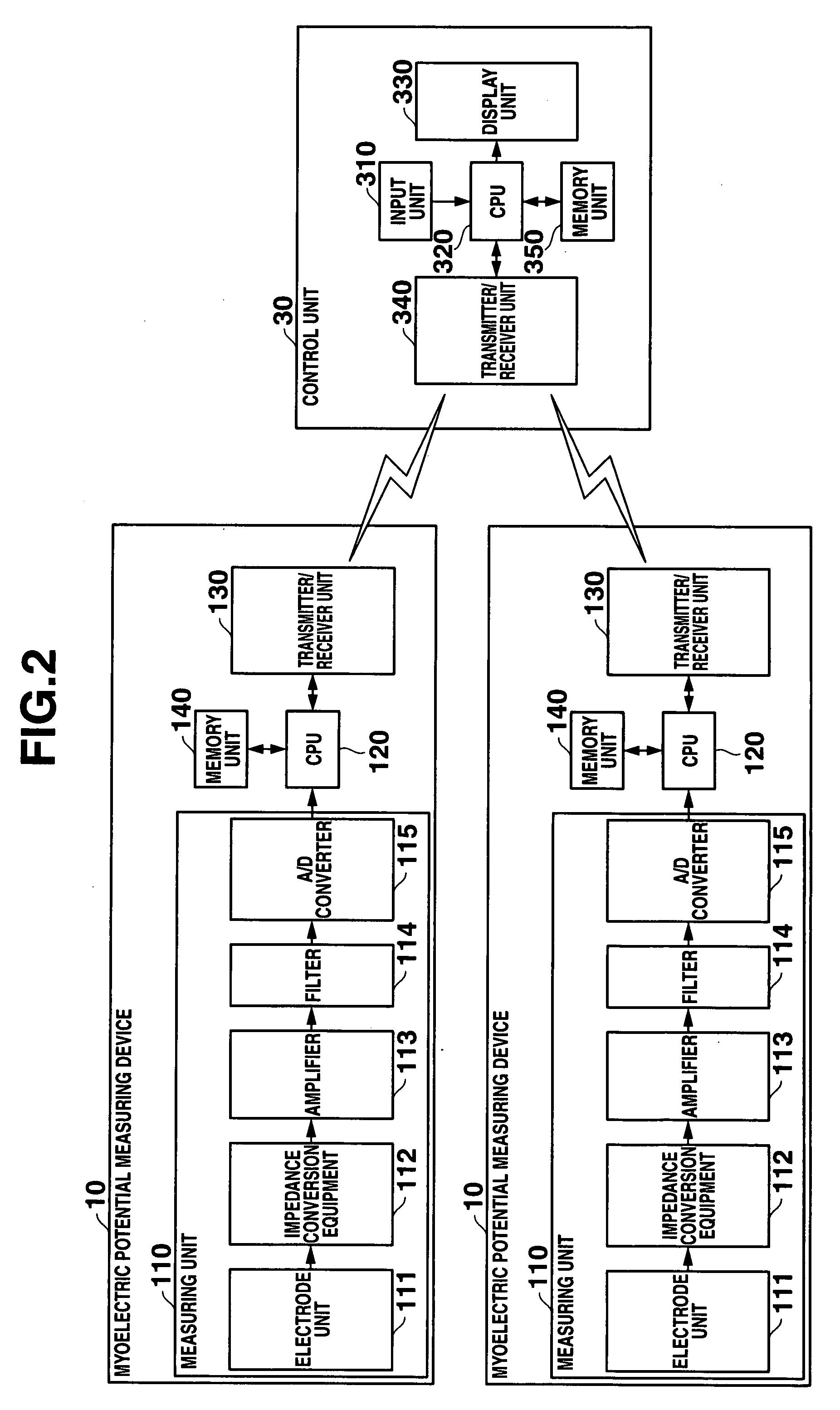 Biological information measuring device and biological information measuring system