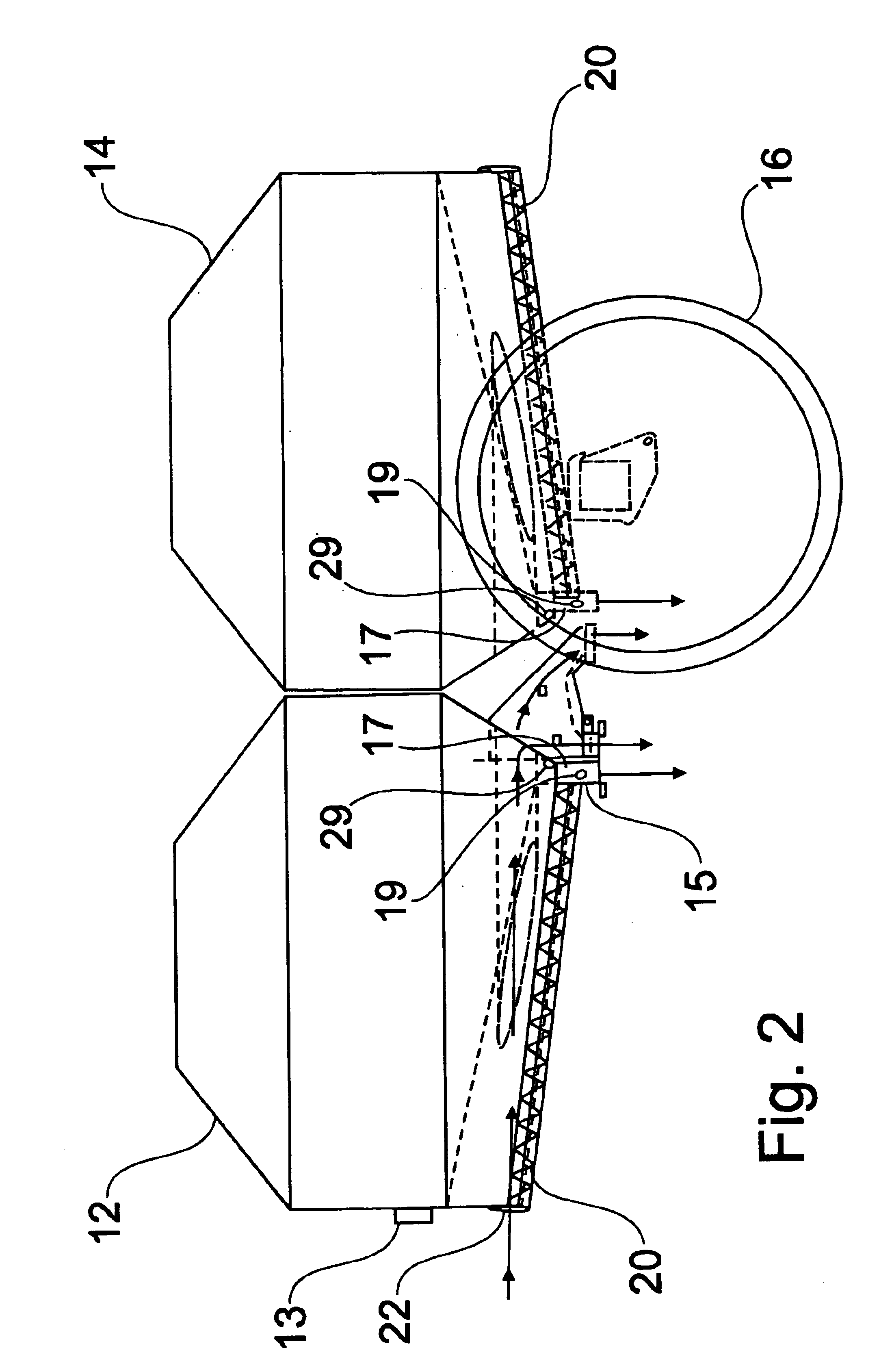 Internal tank augers for air seeder hoppers