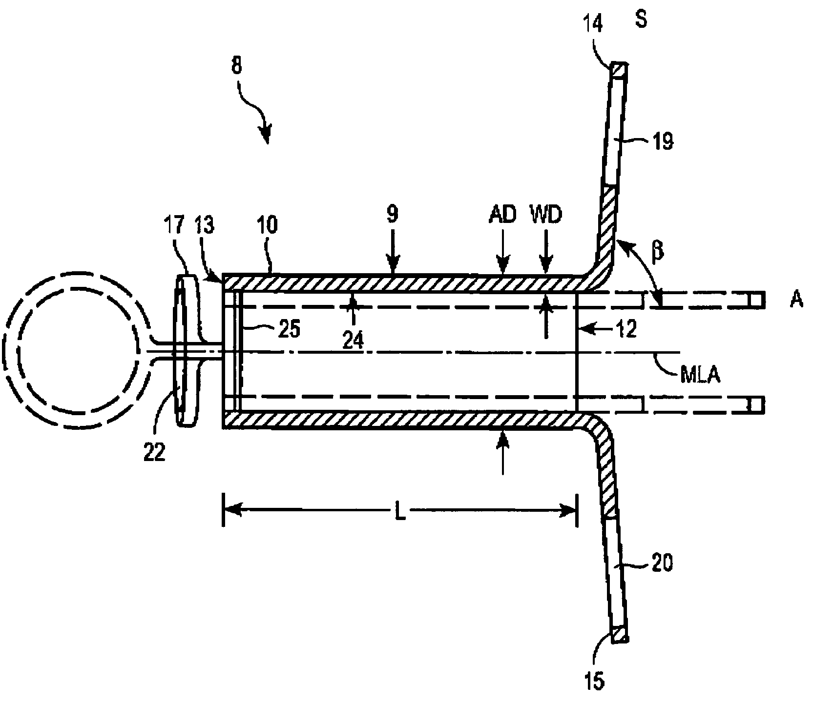 Tracheostoma spacer, tracheotomy method, and device for inserting a tracheostoma spacer