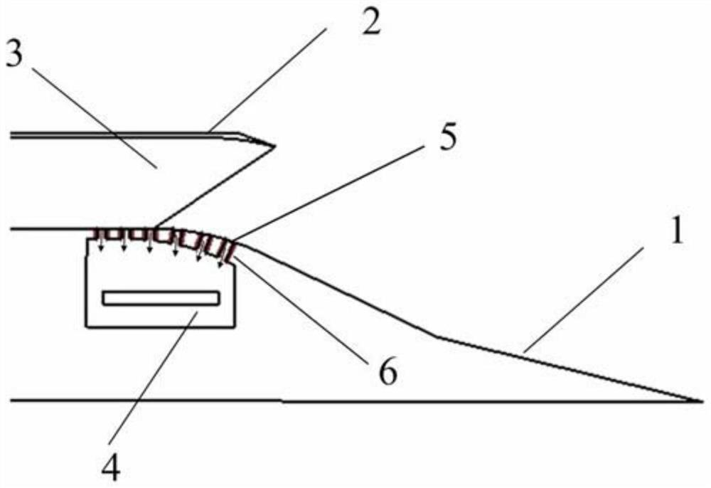 A fixed-geometry wide-velocity range supersonic inlet, its working method and aircraft