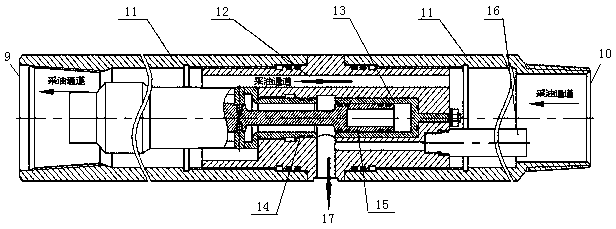 A submersible electric reciprocating pump huff and puff oil production device