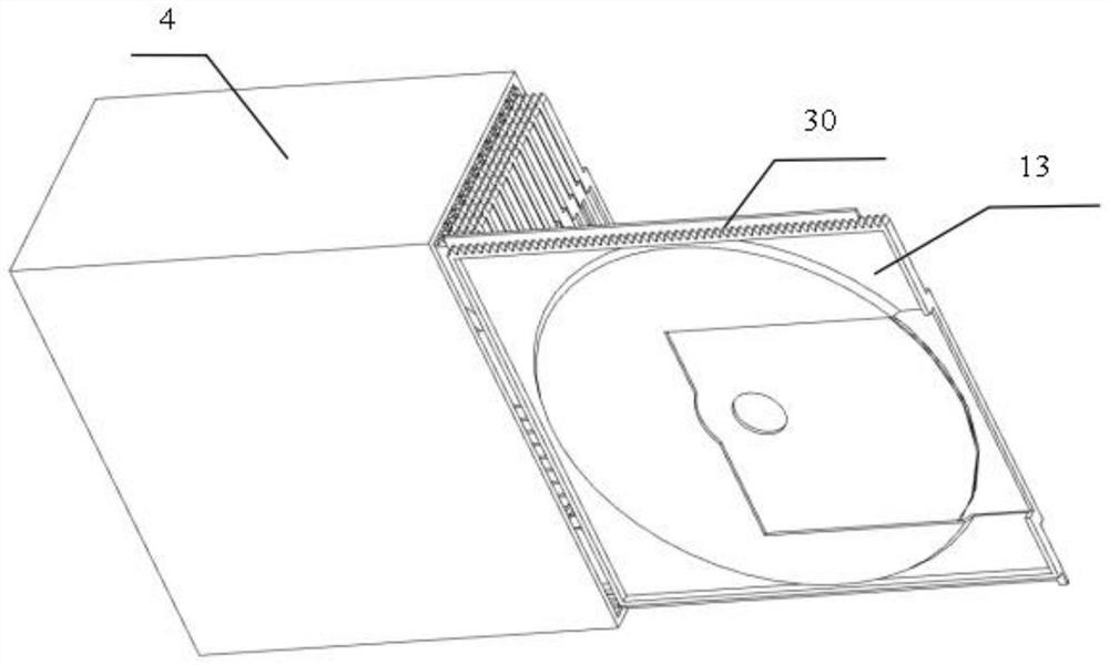 Mobile extensible compact disc storage device with self-loading compact disc driver