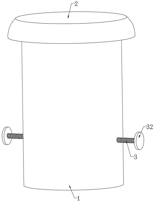 Rainproof device applied to exhaust pipe of ship emergency generator