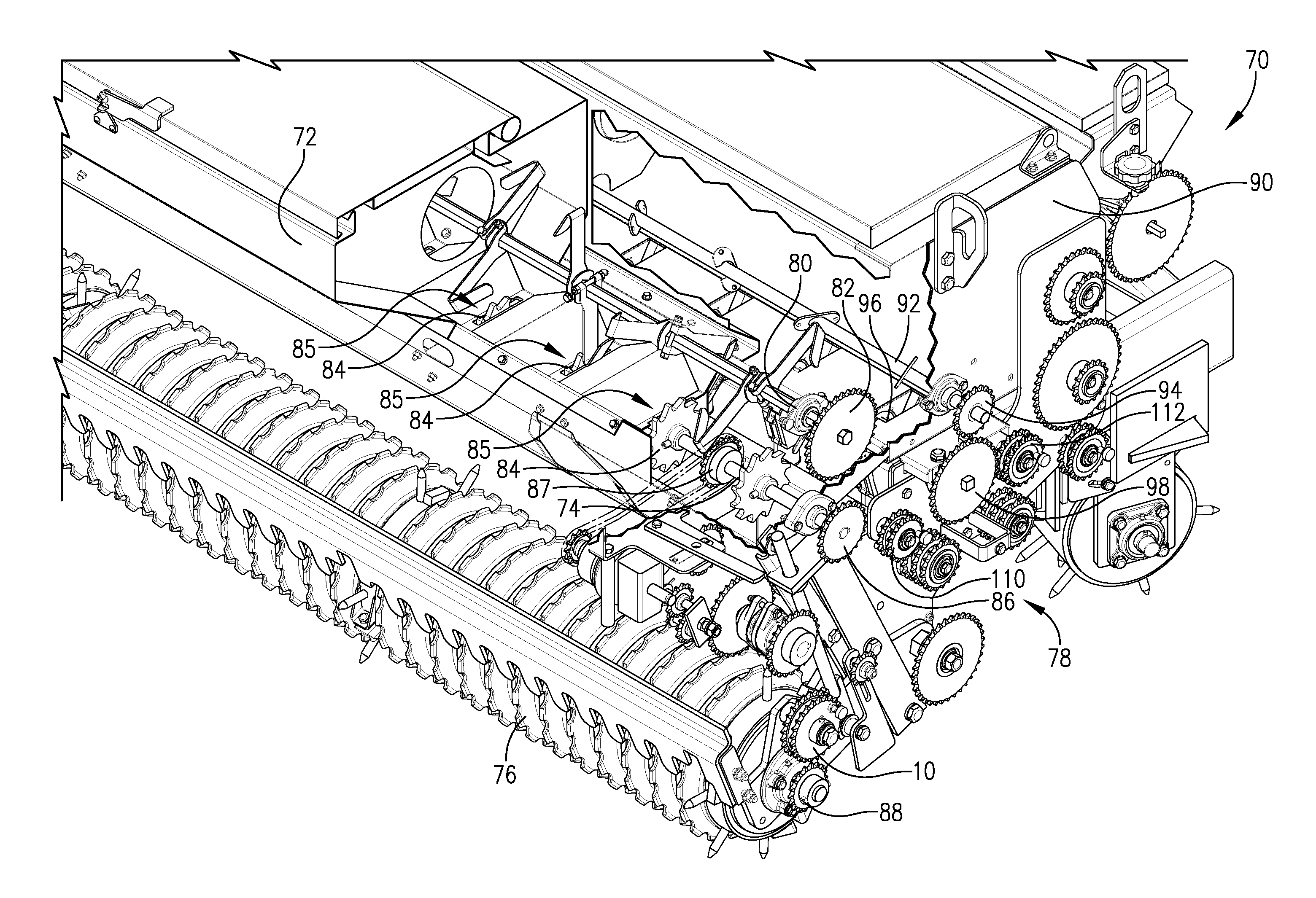 Seeder with lockout clutch