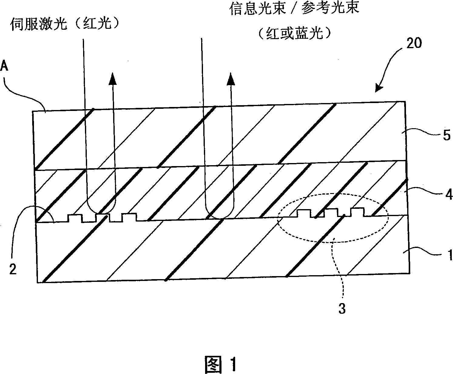 Composition for holographic recording medium, holographic recording medium, and method for producing the same