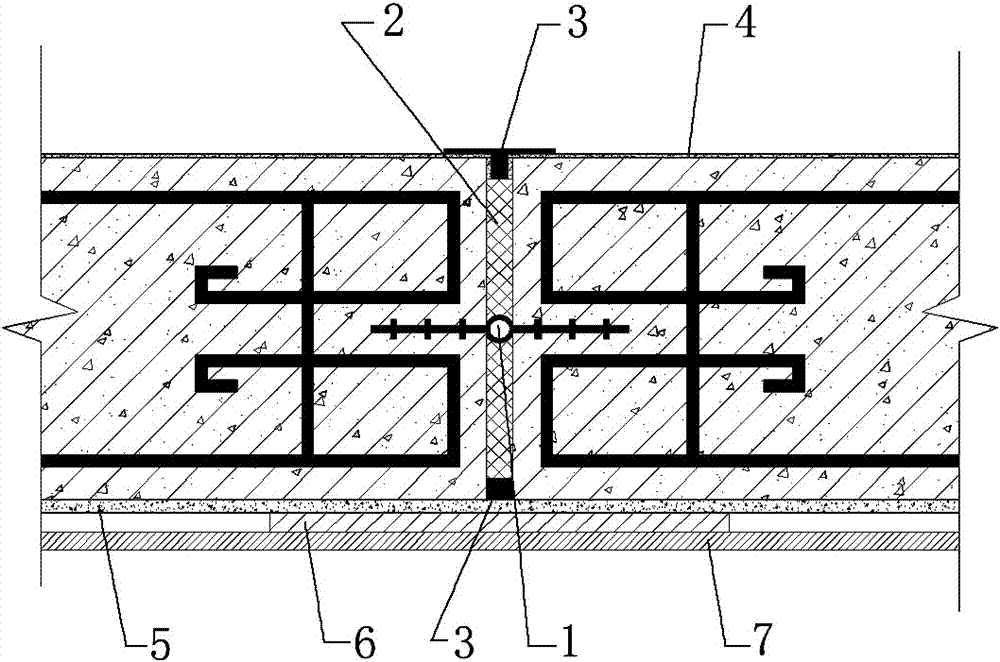 Waterproof structure system of underground pipe gallery expansion joint and construction method of waterproof structure system