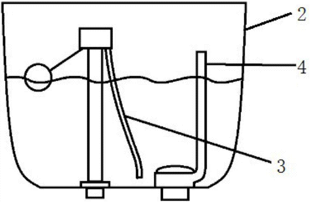 Medicament throwing structure of closestool water tank and closestool water tank