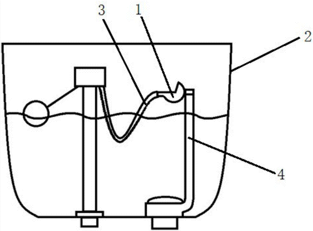 Medicament throwing structure of closestool water tank and closestool water tank