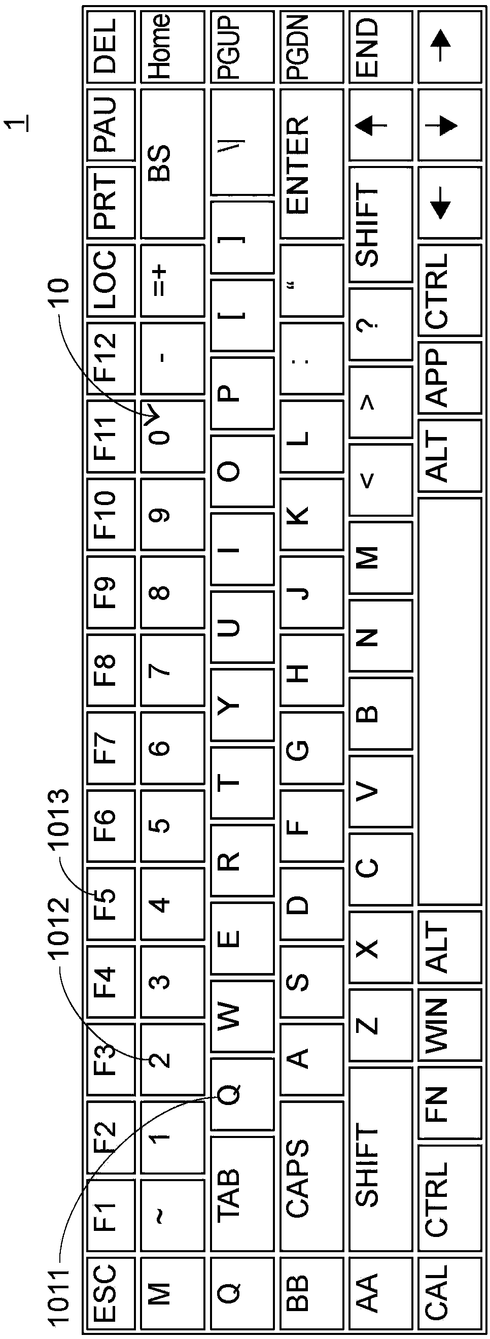 Keyboard device